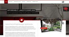 Desktop Screenshot of knightsbridgeapartmentsspokane.com